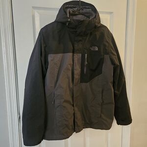 The North Face Men's 3 In 1 Black and Gray Jacket
